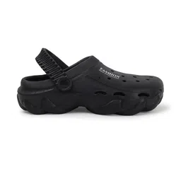 Kook N Keech Men Black Comfortable Clogs image 5