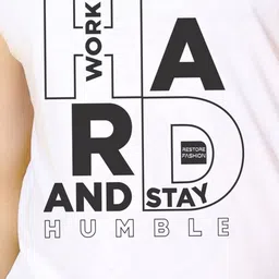 WOOSTRO Pack Of 2 Printed Combed Cotton Gym Vests VWS26(ENJOY WHITE)(HARD WHITE) image 5