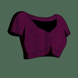 GHAN SALS Beads and Stones Pure Chiffon Saree image 5