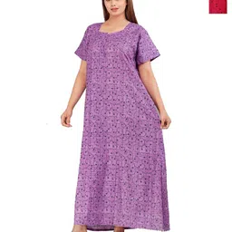PR PINK ROYAL Printed Maxi Nightdress-picture-17