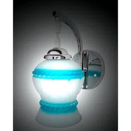 1ST TIME Blue & White Metal Contemporary Rectangle Shaped Wall Lamp-picture-25