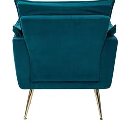 DOE BUCK Deep Button Tufting Velvet Wingback Armchair image 5