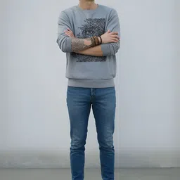 Moda Rapido Men Graphic Printed Round Neck Pullover Sweatshirts-picture-13