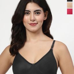 LILY Women Pack Of 3 Full Coverage T-shirt Bra-picture-27