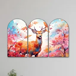 Myntra Elegant Homes Multicoloured Set of 3 Piece MDF Wall Fashion-picture-38