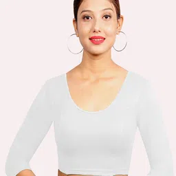 Abhi Women Round Neck Fitted Crop Top-picture-13
