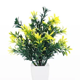 Dekorly Multi Plastic Artificial Flowers & Plants With Pot image 2