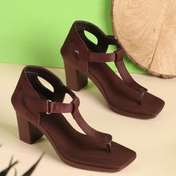 DressBerry Striped Block Sandals-picture-42