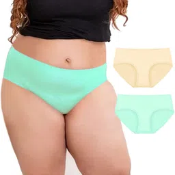 Diving Deep Pack Of 2 Cotton Hipster Briefs DD198 S, 08 New Pant_ies_2 PC_XL image 3