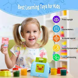 searegal Flash Cards Learning Machine Musical Early Educational Re-Chargeable Toy image 2