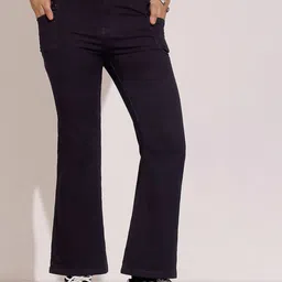 DOLCE CRUDO Women Bootcut High-Rise Stretchable Jeans-image-51