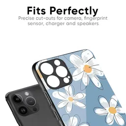 QRIOH Floral Printed iPhone 15 Pro Back Case Mobile Accessories image 3