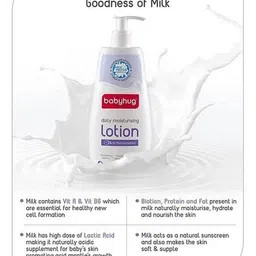 Babyhug Set Of 2 Moisturizing Lotion 400 ml With Milky Cream 50 g image 4