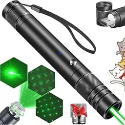 FABUNIK Premium Laser Light Pointer With Different Modes, Rechargeable, Charger Inside image 1