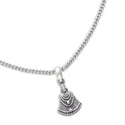 tweov  jewels Tweov Jewels Men 925 Sterling Silver Rhodium-Plated OM Pendants with Chains image 2