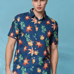 Moda Rapido Men Standard Floral Opaque Printed Casual Shirt-picture-29