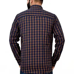 Marc Laurent Men Tartan Checks Checked Casual Shirt image 3