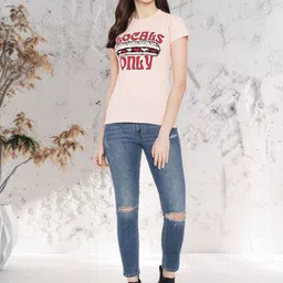 Metronaut Women Typography 2 Wonder Woman Printed Applique T-shirt image 4