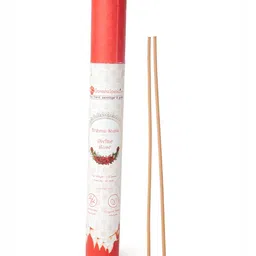 GaneshaSpeaks 3-Pcs Brown Wooden Dhoop Cup, Dhoop Stick & Incense Stick image 2