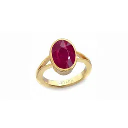 RAVIOUR LIFESTYLE Gold-Plated & Pink Alloy Pearls Finger Ring-image-90