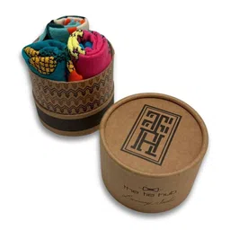 The Tie Hub Unisex Pack of 3 Patterned Cotton Ankle Length Socks image 5