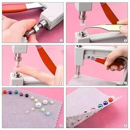 rqpfab Pearl Setting Machine/ Beads Punching With Pins For Art & Craft image 4