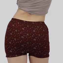 amul comfy Pack of 5 Women Boy Short Multicolor Panty image 2