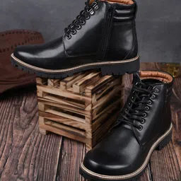 louis stitch Boots for Men suitable for Biking Hiking - (RGBT-WBC) UK 7 Boots For Men image 1