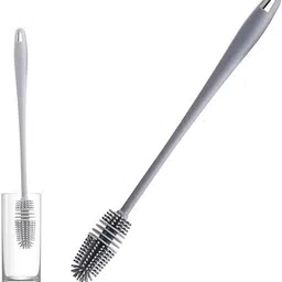 sareja Bottle Cleaning Brush Silicone Long Handle for Baby Bottle, Water Bottle, image 5