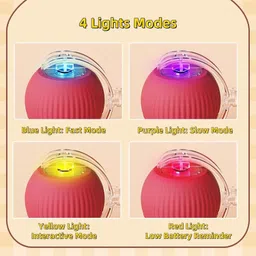 decorvaiz Automatic Smart Pet Dancing Ball- Motion Sensor Toy With Plastic Plastic Ball For Dog & Cat image 2