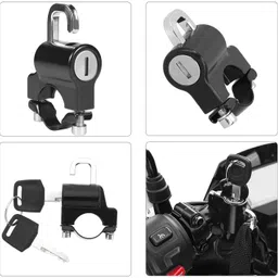 yeipis Stainless Steel Key Lock For Helmet image 5