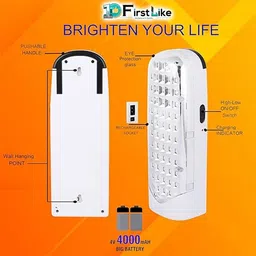 firstlike Home Rechargeable Emergency LED Light with Dual Power 56 LED Lantern 6 hrs Lantern Emergency Light image 5