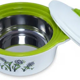 lakshmi Insulated Hot Box Casserole Food Warmer (Green) - 1500 ml Thermoware Serve Casserole image 3