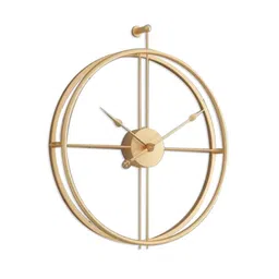 nestroots Iron Gold Golden Hour Display Wall Clock image 3