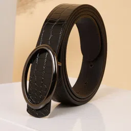 teakwood leathers Women Black Genuine Leather Belt-picture-24