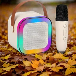 TechElectro K12 (PORTABLE BLUETOOTH SPEAKER)With Karaoke Mic RGB Light, HD Sound E-182 10 W Bluetooth Speaker-image-59