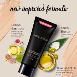 faces canada Weightless Matte Finish Foundation | Lightweight | Anti-Ageing | Flawless Finish Foundation image 5