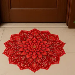 ritik decor & wear Rubber Bathroom Mat-picture-17