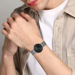 daniel wellington Classic Sterling Black color Round - 40 mm diameter Analog Watch - For Men DW00100629 image 3