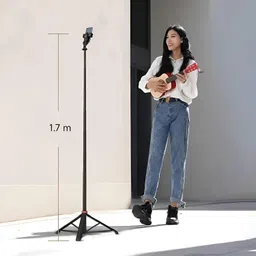 Sancy R1-L 360° Rotational Head, Hidden Tripod Stand Photography Bluetooth Selfie Stick image 5