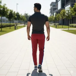 unfld Men Solid Multicolor Track Pants image 5