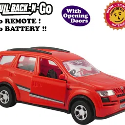 dealbindaas Mahindra XUV 500 Pull Back |Opening Doors|Miniature Scaled Models|-Red image 3