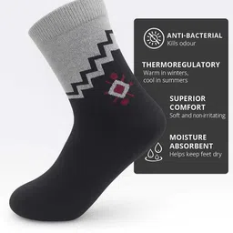knitsox Men Solid Ankle Length image 3