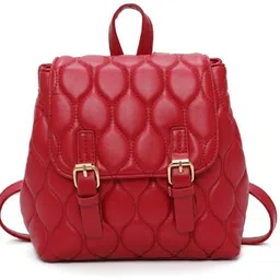 Medium 25 L Backpack Womens Girls PU Leather Stylish Trendy Classy Vintage MIni Small Travelling Picnic Outdoor Travel Evening Party Daypack Rucksack Backpack Bag for Girls Womens-image-1