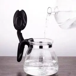 regalo Glass Teapot Kettle with Stainless Steel Infuser & Lid image 4