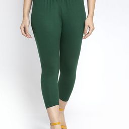 house of common Women Green Capri-picture-11