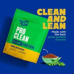 yogabar Protien powder plant based unflavoured 500g Plant-Based Protein image 3