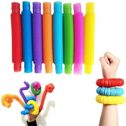 valuedeal Pop Tube Sensory Fidget Toy Pack of 6-picture-20