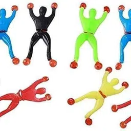 prezzie villa Pack of 10 Sticky Spiderman Toy Gag Toy-picture-25