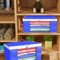 Kuber Industries Blue & White 24 Pieces Drawer Organisers image 1